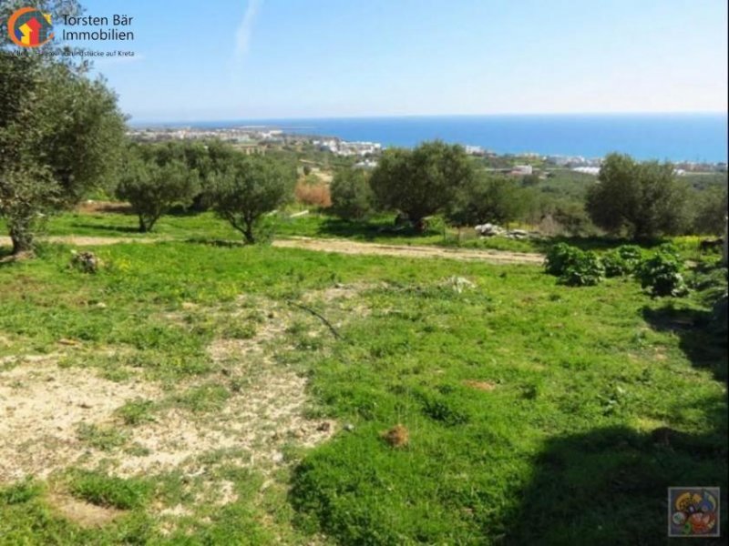 Makrigialos Kreta, Makrigialos Grundstück von 2.000m² mit wunderschönem Meerblick. Grundstück kaufen